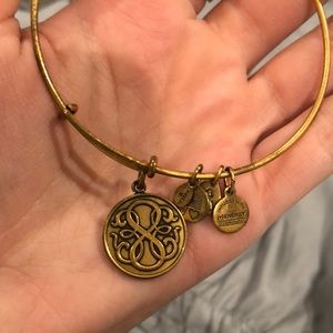 Alex and ani gold bracelet